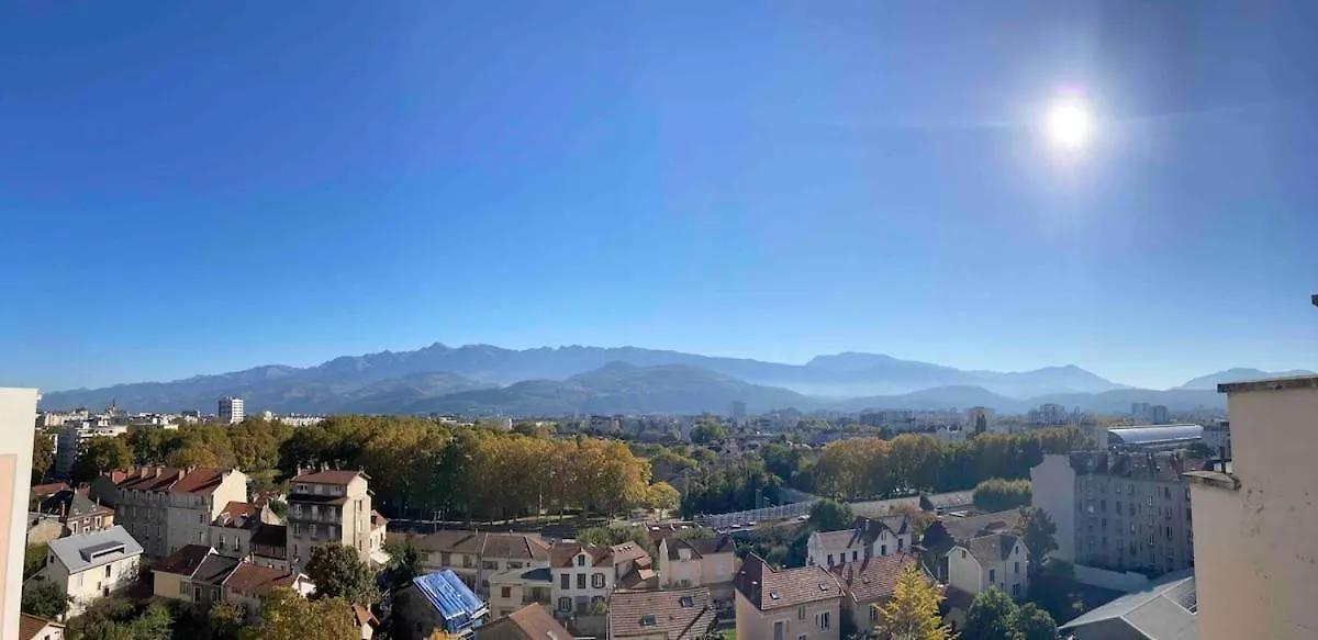 شقة غرونوبل  في 2 Terrasses Vue A 360 Sur Les Montagnes